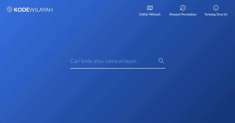 Kode Wilayah & Pos